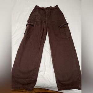 Fashion Nova Brown Cargo Pants